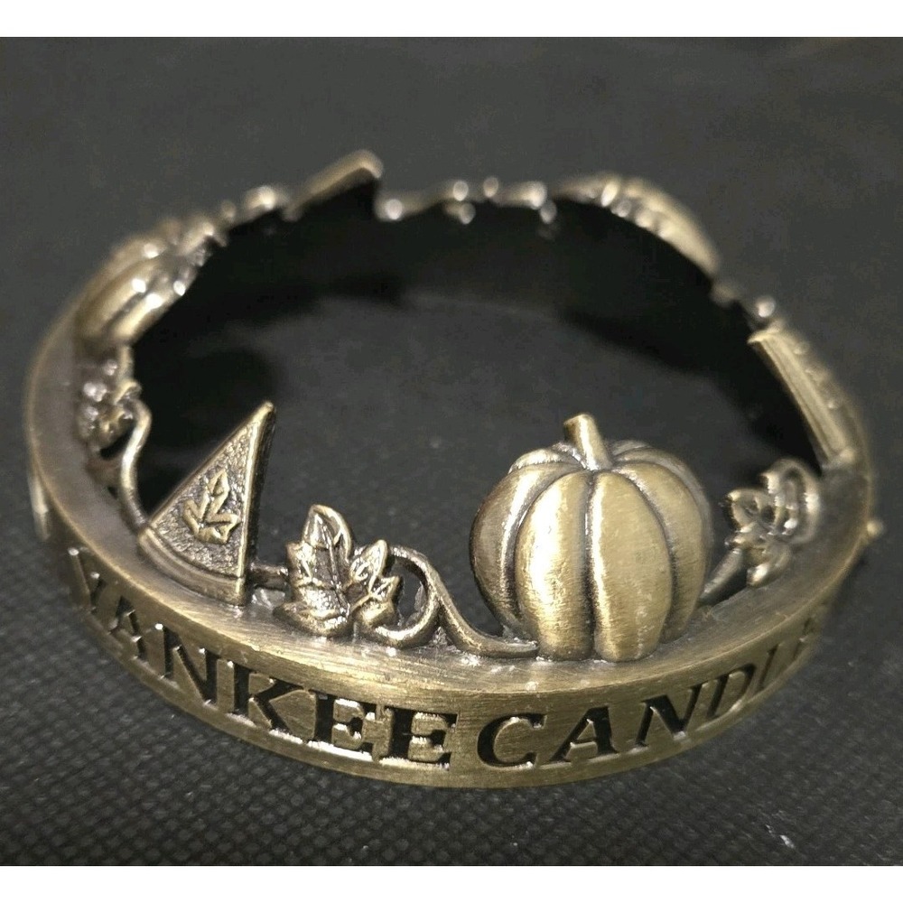 Yankee Candle October Collector Pumpkin Fall Illuma Lid Jar Topper 2011